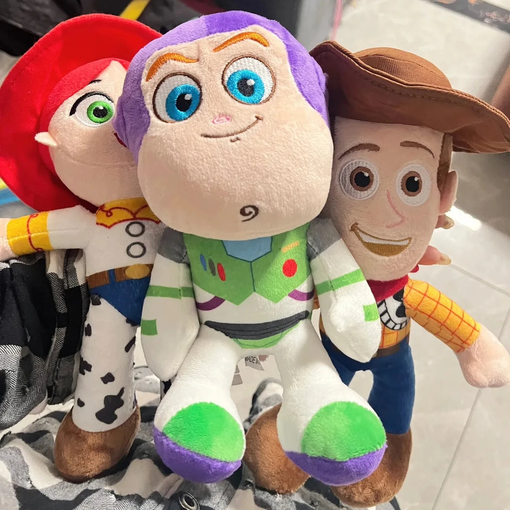 🧸 Toy Story Plush – Woody, Buzz & Jessie (23cm)