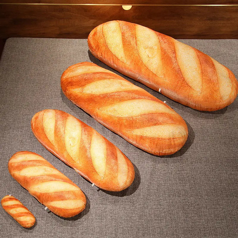 🥖 Cute French Baguette Plush – Soft & Funny Bread Pillow