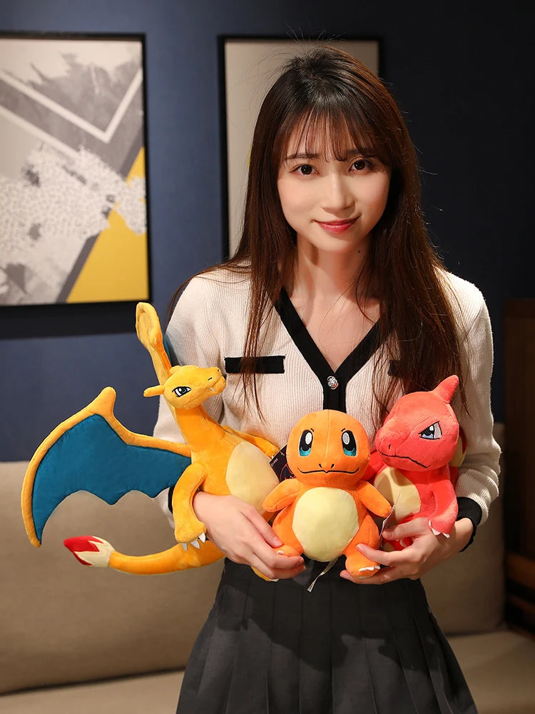 “Pokémon Plush Collection — 20–25 cm Soft & Cute Character Plushies 🧸✨”