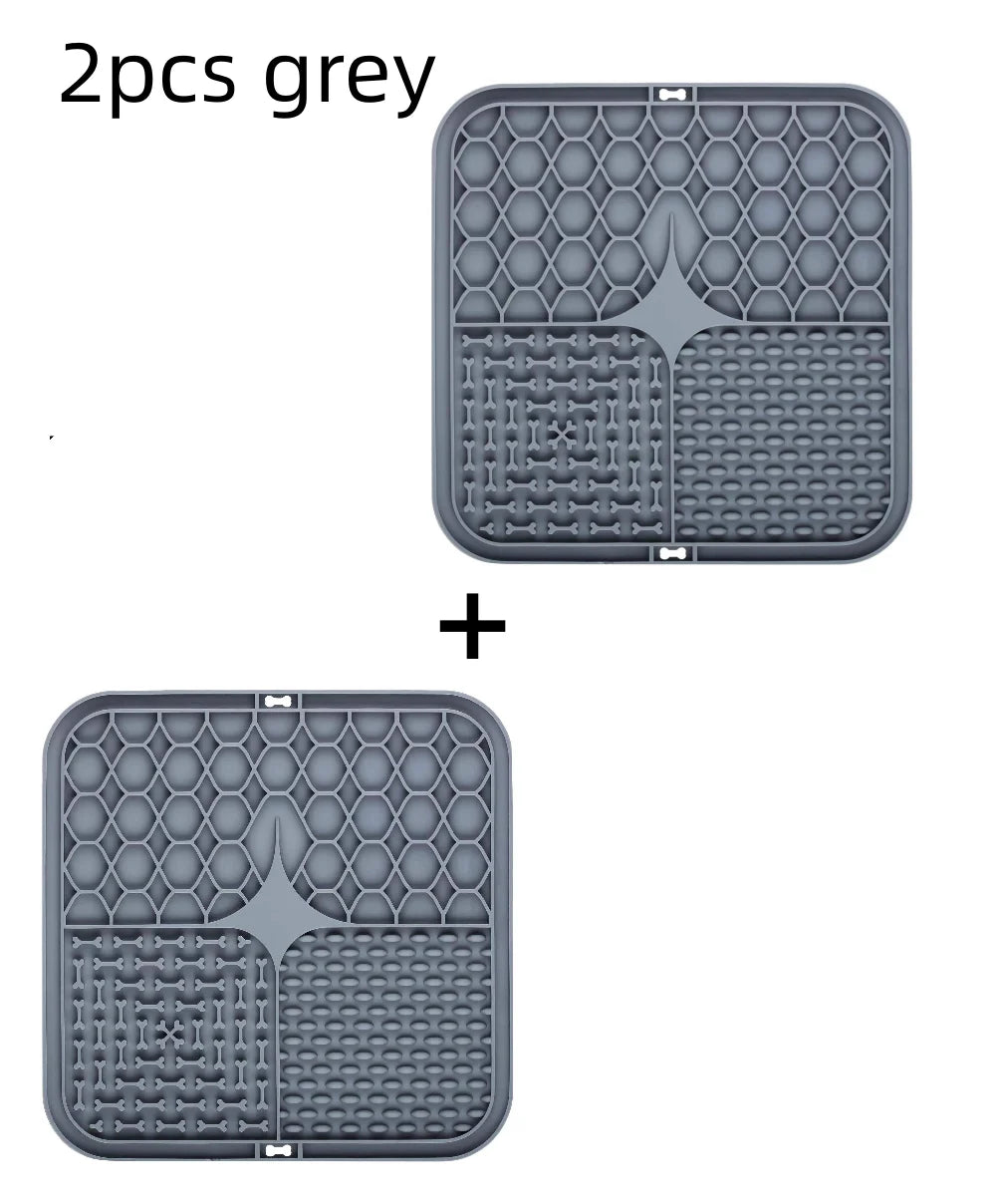 🌟 Silicone Slow-Feeding Mat for Dogs & Cats 🐾 | Lick Pad Anti-Anxiety & Training Tool