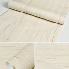 🪵✨ Wood-Grain PVC Waterproof Adhesive Wallpaper – Multiple Sizes & Colors