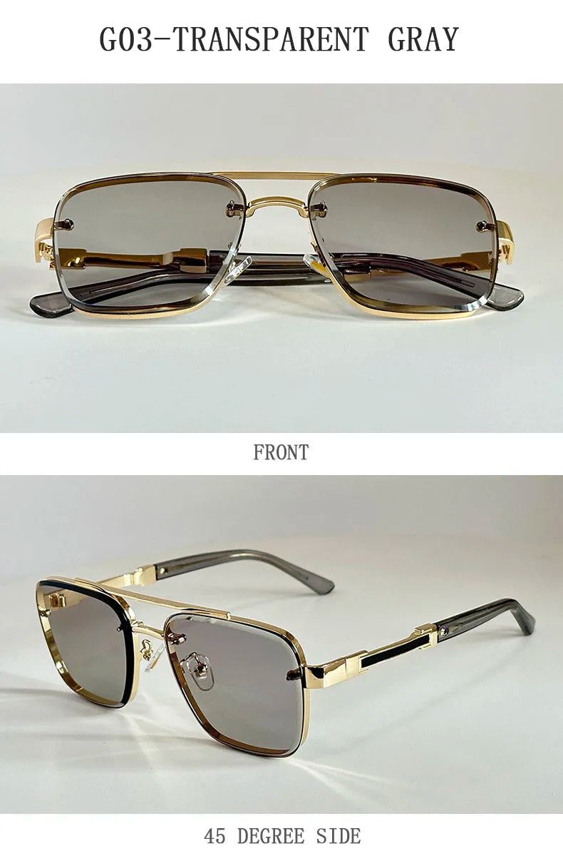 Unisex Luxury Vintage Sunglasses 😎✨ – Premium Style & UV400 Lenses