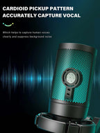 🎤 RGB USB Gaming Microphone – Perfect for TikTok & Streaming! 🌈✨