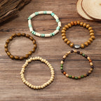 🌿 Boho Charm Bracelet – Multilayer Hippie Style Jewelry ✨