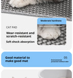 Double-Layer Cat Litter Trapping Mat 🐾 | Waterproof, Easy-Clean & Anti-Tracking