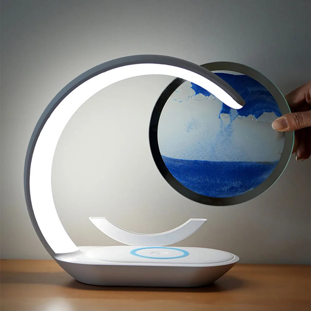 🌙 QuickSand Lamp with Wireless Charging - 4 Variants