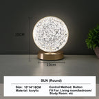 ✨ Crystal 3D Touch Lamp – Ball / Star / Cube / Moon / Track ✨