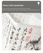 Chinese Style Bedside Lamp 🏮✨ - Dimmable Night Light with Fabric Lampshade