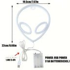 🎃 Neon LED Horror-Cute Wall Lights | Luminescent Wall Decorations 🦇✨