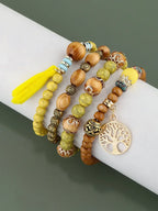 🌿 Tree of Life Charm Bracelet – Boho Unisex Adjustable Bracelet ✨