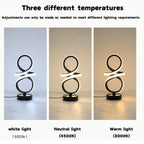 🌟 Modern Spiral LED Lamp – 30 cm
