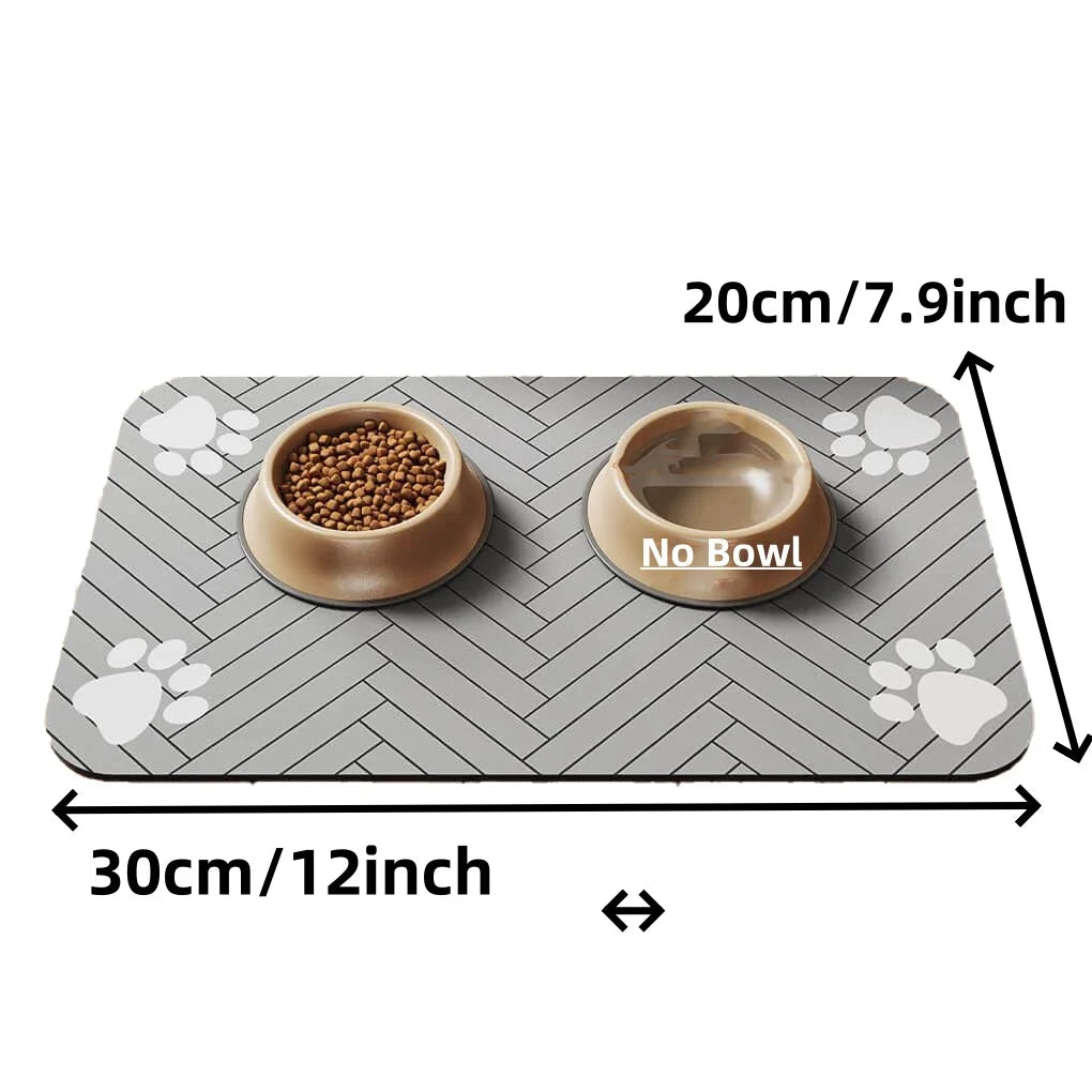 🐾 Pet Feeding Mat – Absorbent & Waterproof Food Bowl Protector 🐶🐱