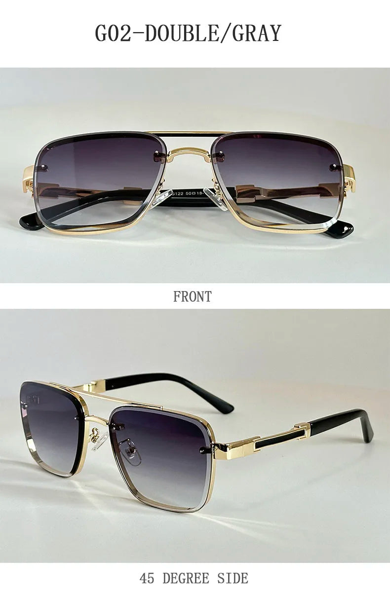 Unisex Luxury Vintage Sunglasses 😎✨ – Premium Style & UV400 Lenses