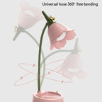 Pink Flower LED Lamp– Touch Dimmable & Rechargeable