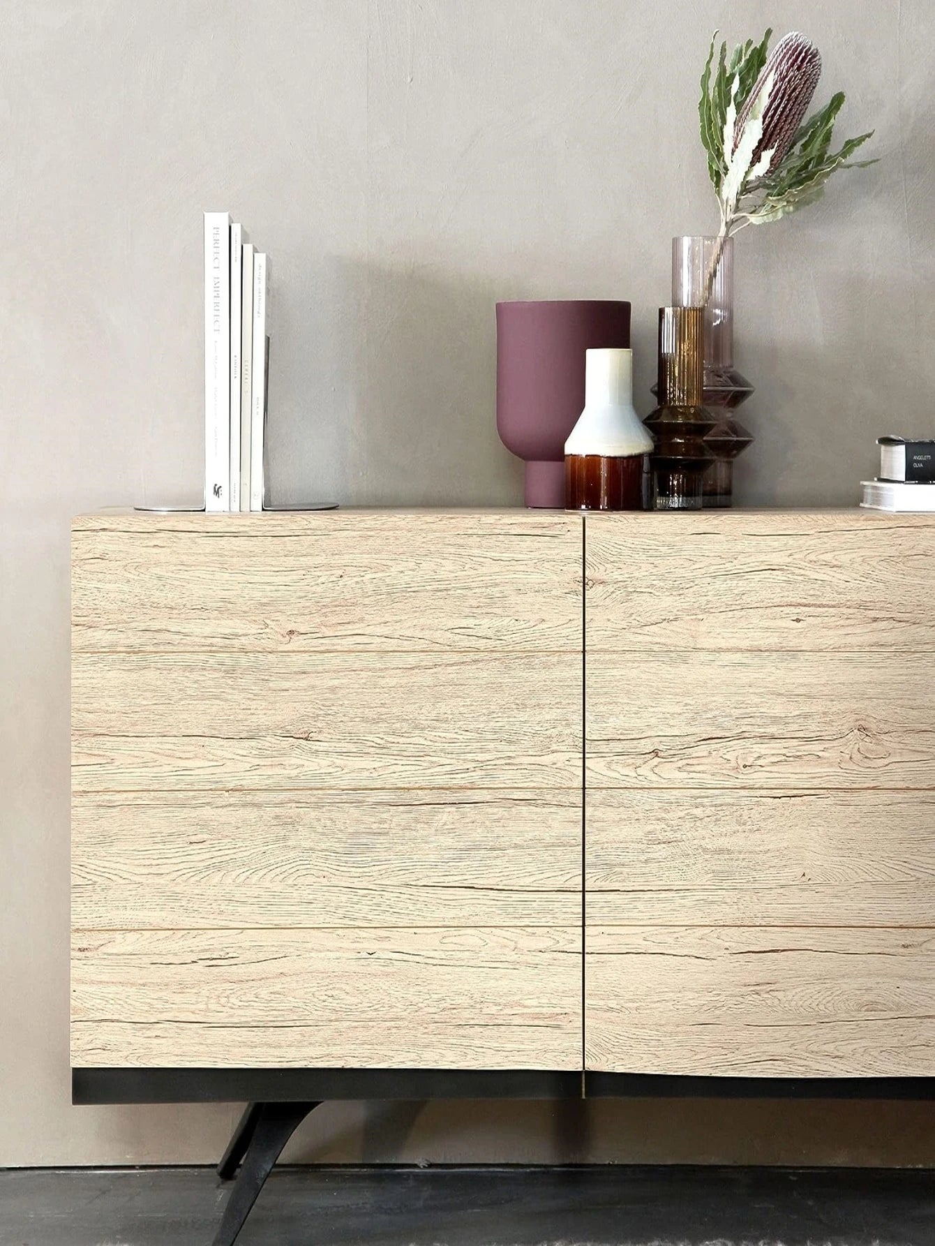 🪵✨ Wood-Grain PVC Waterproof Adhesive Wallpaper – Multiple Sizes & Colors