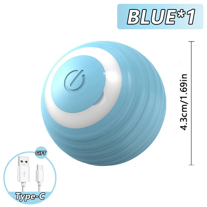 🐾 New Speedy Tail 2.0 Interactive Cat Toy – Smart Rolling Ball with Adjustable Speeds 🐾