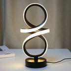 🌟 Modern Spiral LED Lamp – 30 cm