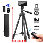 📸 Lightweight 103cm Tripod with Bluetooth Remote – 360° Panoramic Phone/Camera Stand for TikTok, Vlogs & Photography