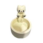 Ceramic "Cute Cat" Candle Holder - Cute Home Decoration 🐱🕯️