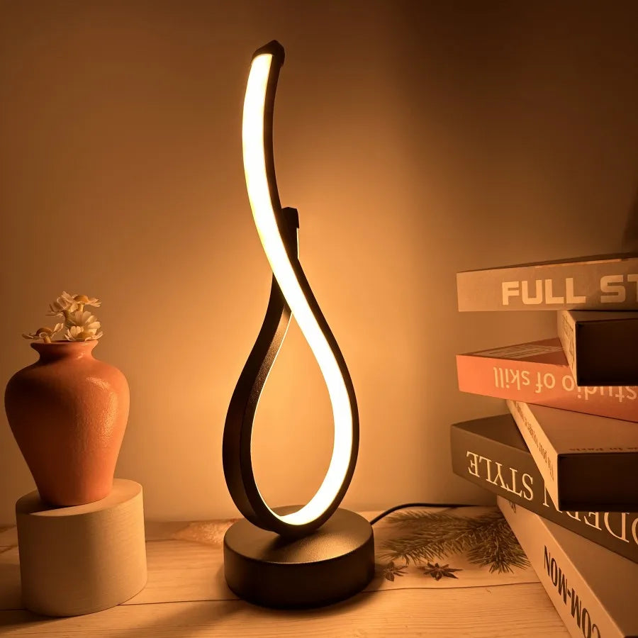 ✨ LED Table Lamp - Modern Design & Night Light 🌙