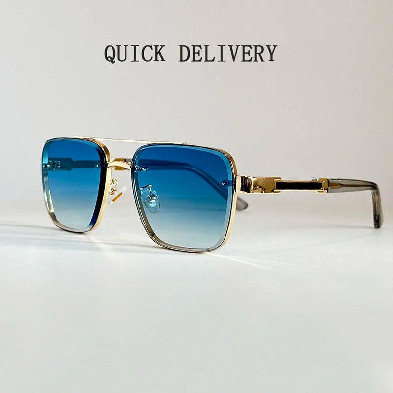 Unisex Luxury Vintage Sunglasses 😎✨ – Premium Style & UV400 Lenses
