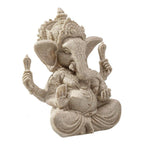 🌿 Sandstone Ganesha Elephant Statue – Handmade Spiritual Home Decor 🐘✨
