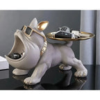 🐶✨ “Bulldog Butler™ – Multifunctional Resin Tray Statue”