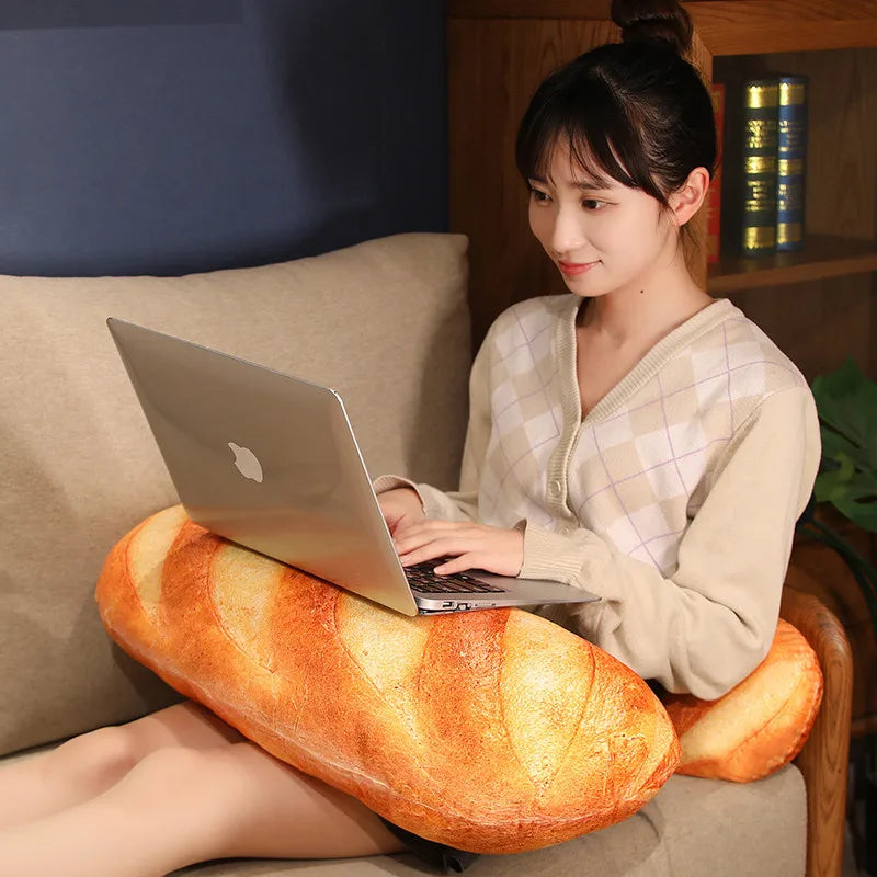 🥖 Cute French Baguette Plush – Soft & Funny Bread Pillow