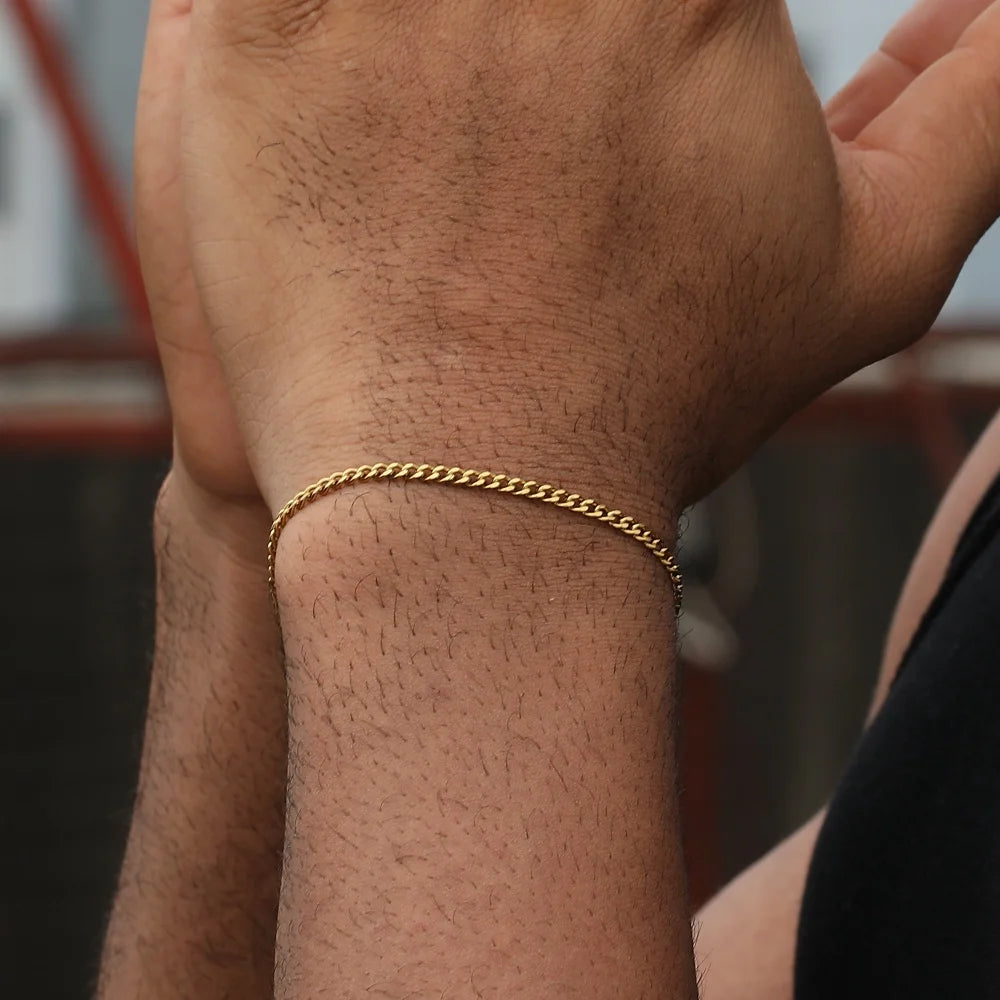 ✨ Men’s Classic Chain Bracelet & Necklace Set (4 Variants)