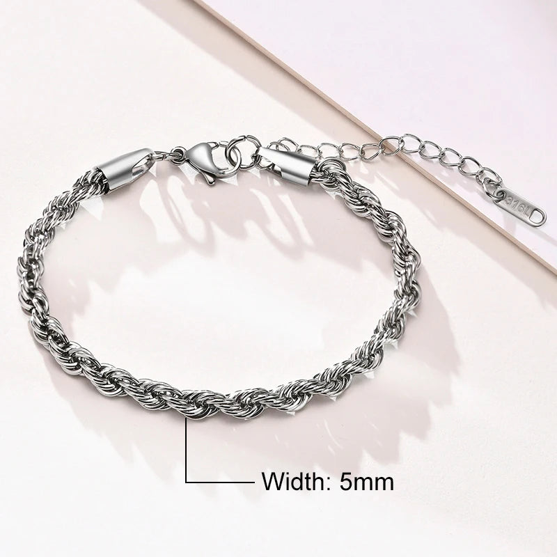 ✨ Chain-Link Bracelet – Minimalist Unisex Metal Bracelet 💫