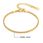 ✨ Chain-Link Bracelet – Minimalist Unisex Metal Bracelet 💫