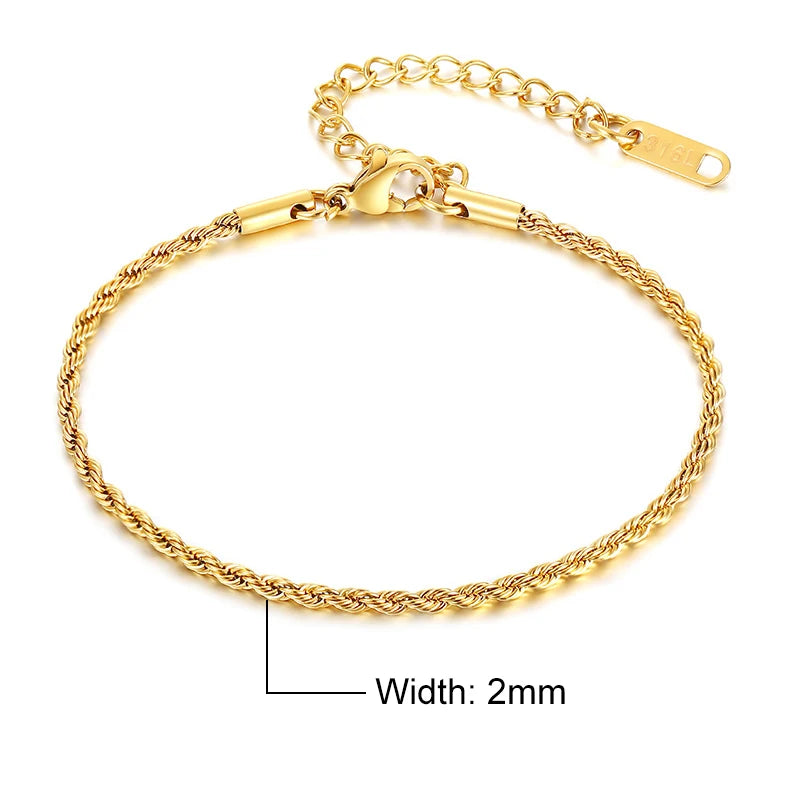 ✨ Chain-Link Bracelet – Minimalist Unisex Metal Bracelet 💫