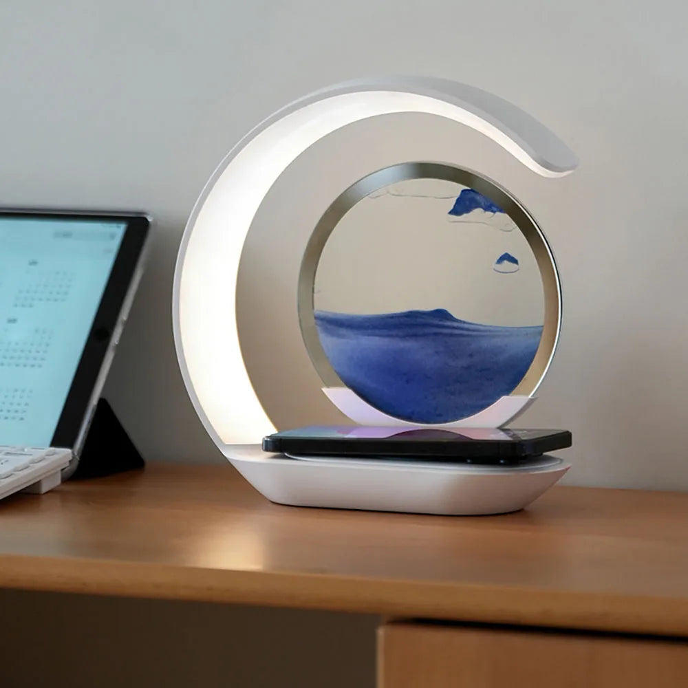 🌙 QuickSand Lamp with Wireless Charging - 4 Variants