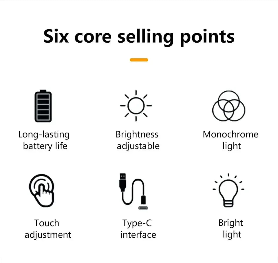 Mini Lamp “Mushroom Glow” 🌙🍄 – USB rechargeable LED, touch control