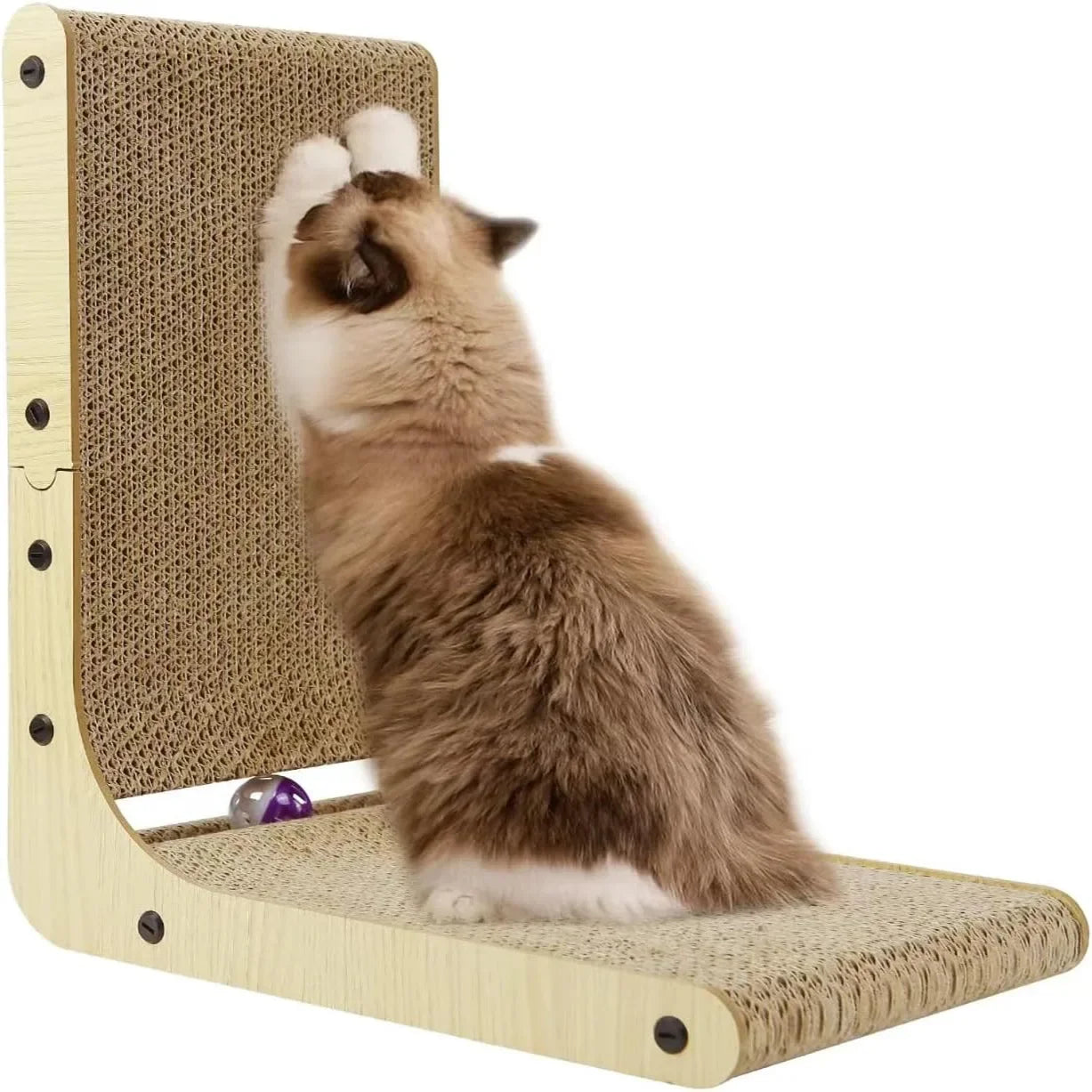 🐾 Cat Corner Scratching Ramp – Vertical Corner Scratcher