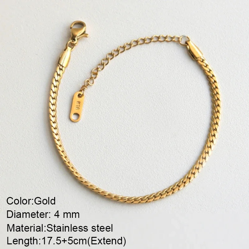 ✨ Golden Minimalist Women’s Bracelets – Multiple Styles 🌟