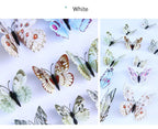 🌈 3D Butterfly Wall Stickers – Double-Layer Decorative Set (12pcs) 🦋✨