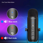 🎤 Pro Studio USB Microphone – Perfect for TikTok, Streaming & Voiceovers ✨