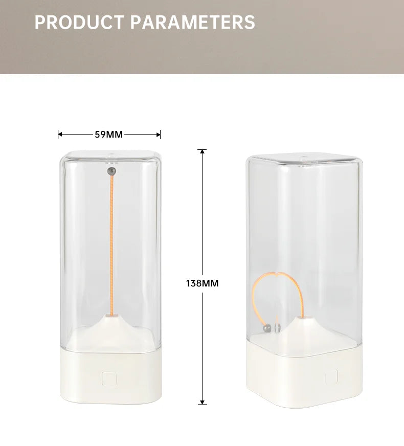 ✨ Lampada Wireless Minimal – LED Dimmerabile & Magnetica 🔋