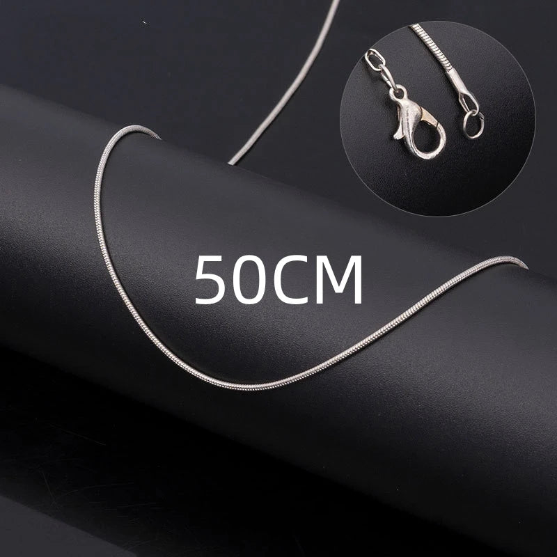 ✨ Minimalist Unisex Stainless Steel Chain Necklace – Gold & Silver 💫