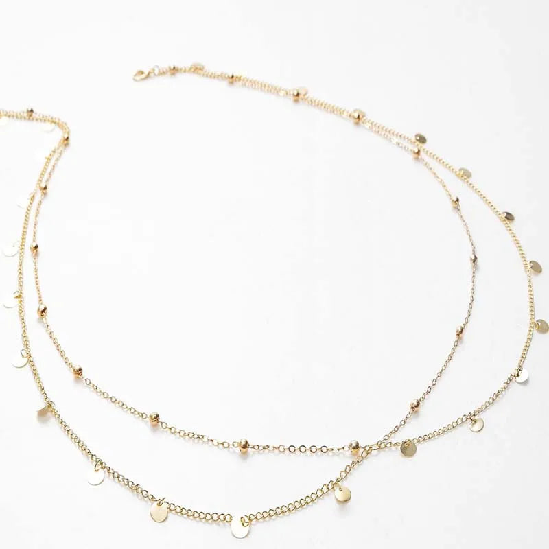 🌟 Double-Layer Beaded Waist Chain for Women ✨💖
