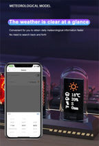 Nixie Tube LED Clock IPS — Retro-Future RGB Table Lamp 🕰️✨