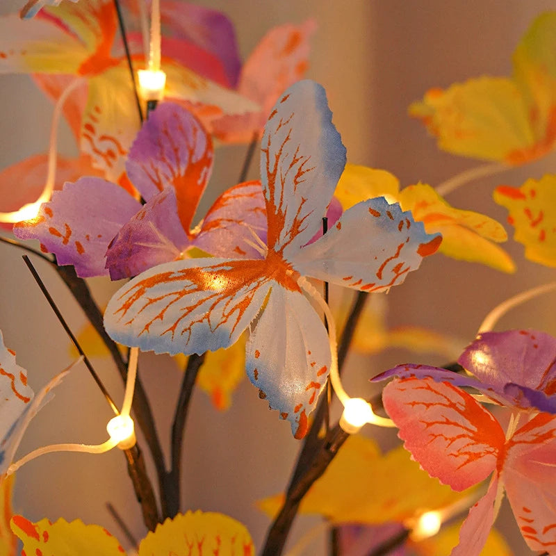 Bonsai Lamp with Butterflies ✨🌸 | Decorative LED Night Light for Home and Gifts