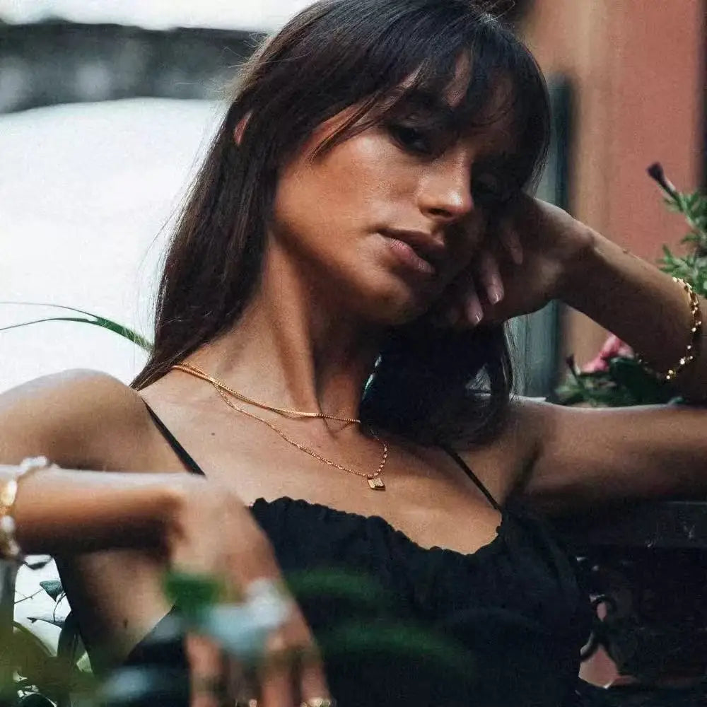 ✨ Unisex Minimalist Chain Necklace – Gold & Silver (Multiple Lengths) ✨