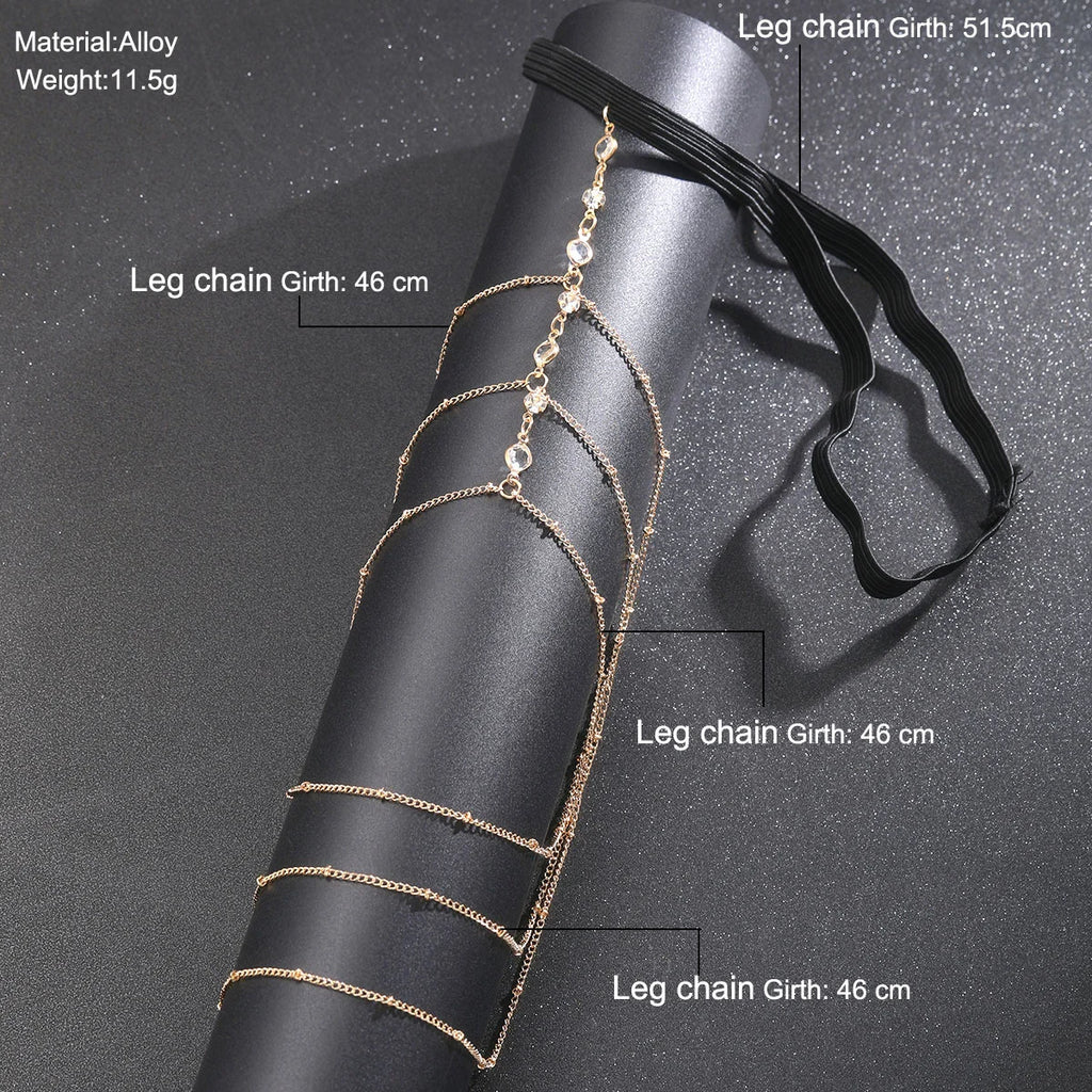 🌟 Boho Butterfly Tassel Leg Chain – Sexy Layered Thigh Jewelry ✨🦋