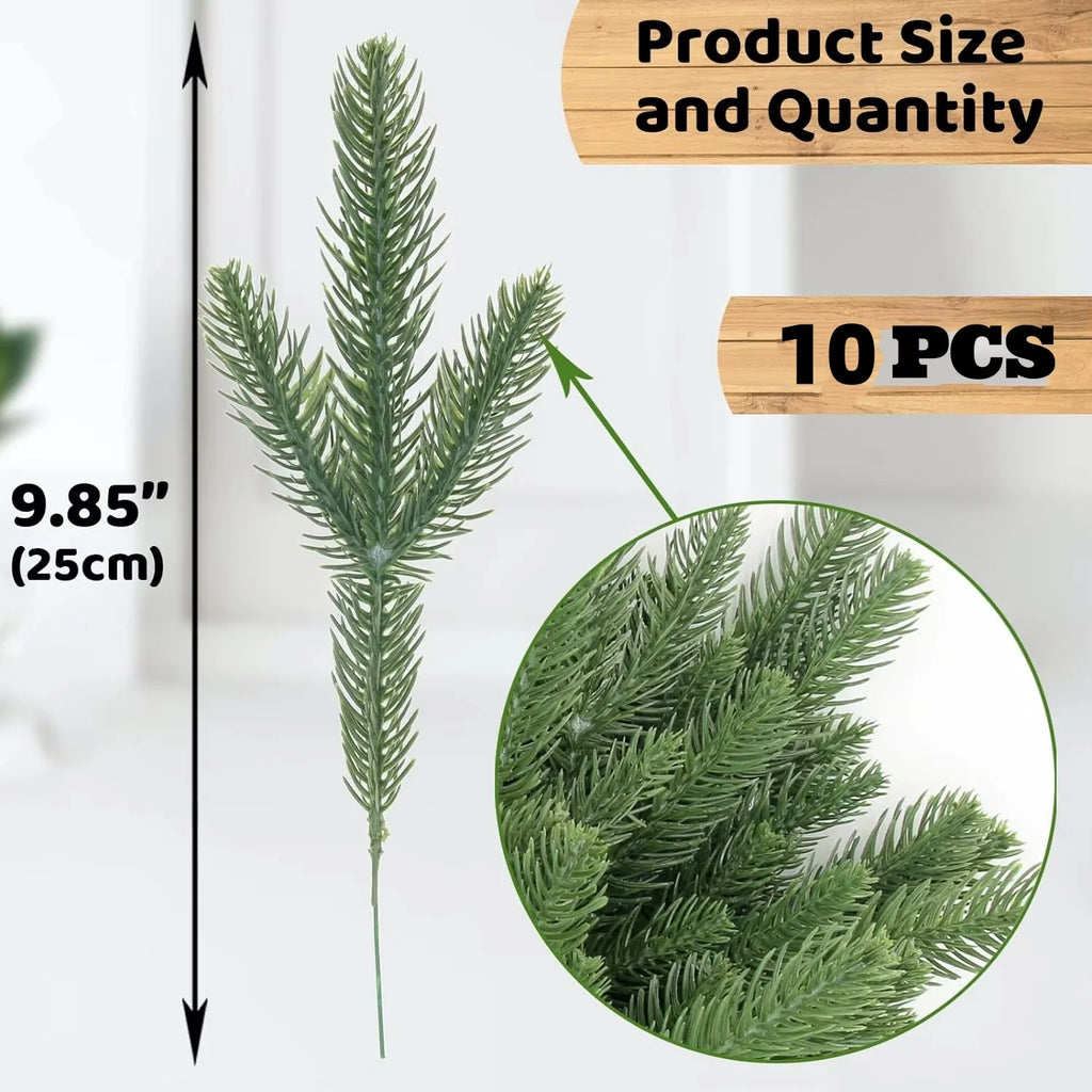 🎄✨ Artificial Pine Christmas Garland – Festive Holiday Door & Wall Décor