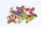 🌈 3D Butterfly Wall Stickers – Double-Layer Decorative Set (12pcs) 🦋✨