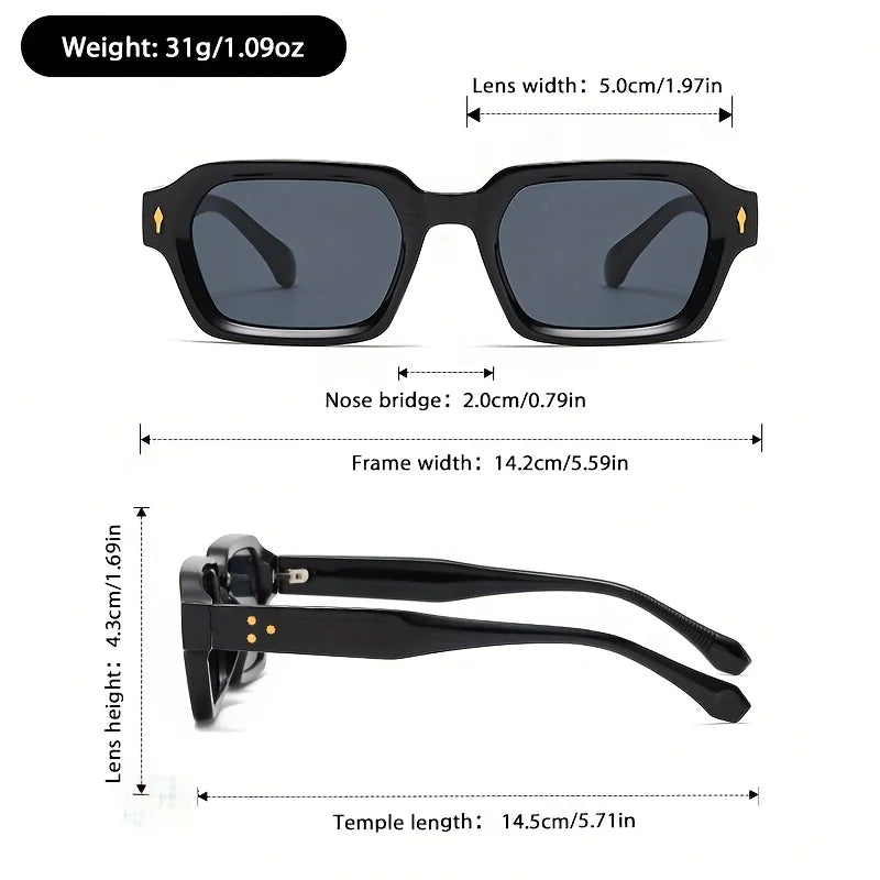 Retro Square High-End Sunglasses 🕶️ – Women Style