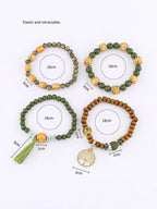 🌿 Tree of Life Charm Bracelet – Boho Unisex Adjustable Bracelet ✨