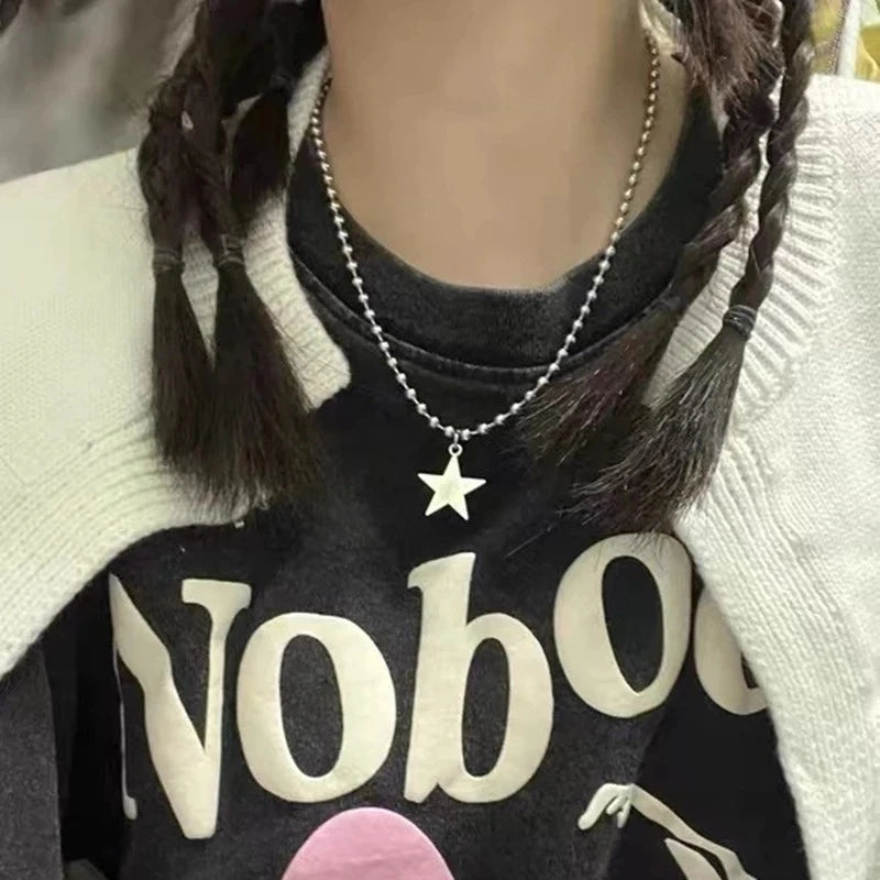 🌟 Cosmic Star Pendant Necklace – Unisex Fashion Jewelry 🌟